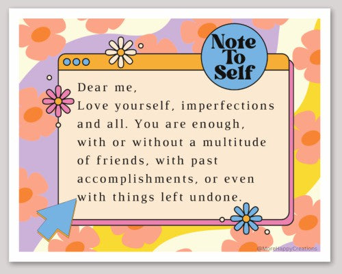 Dear Self Sticker